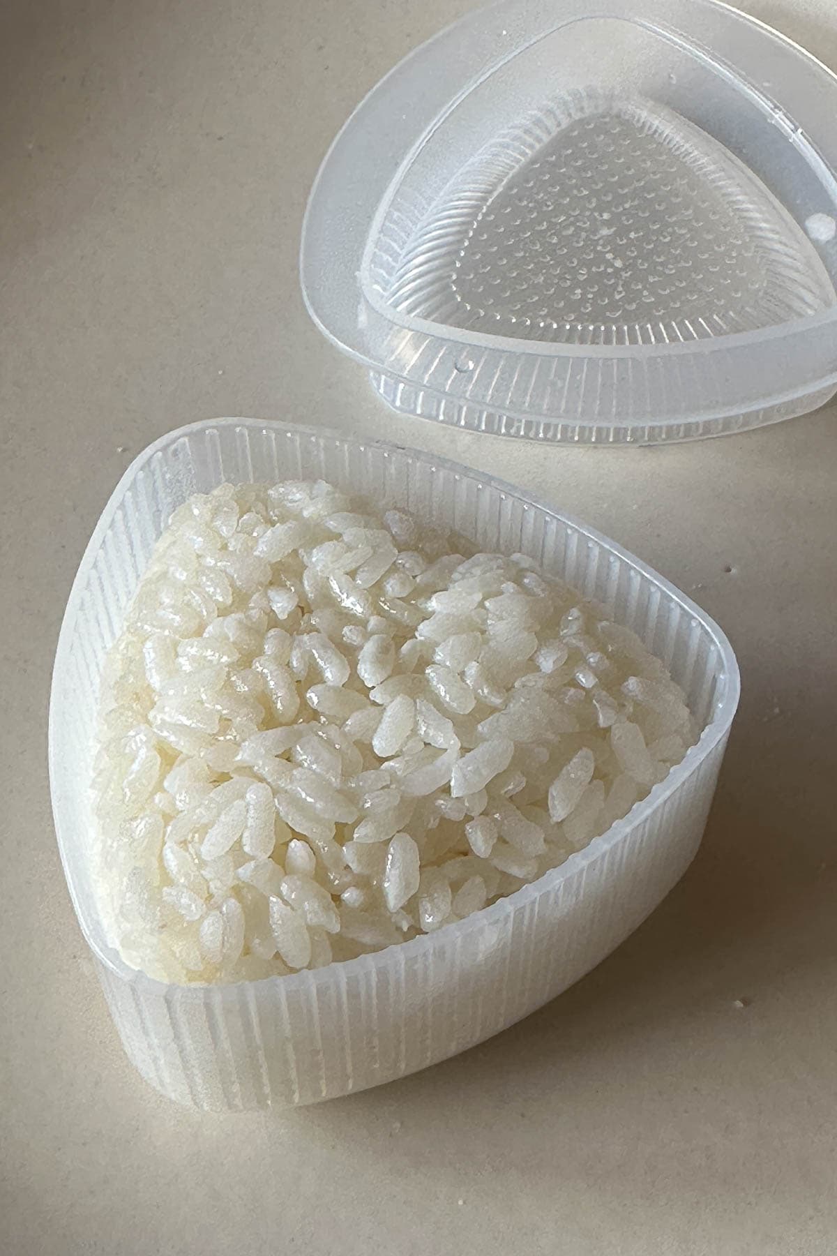 Making Tuna Mayo Onigiri.