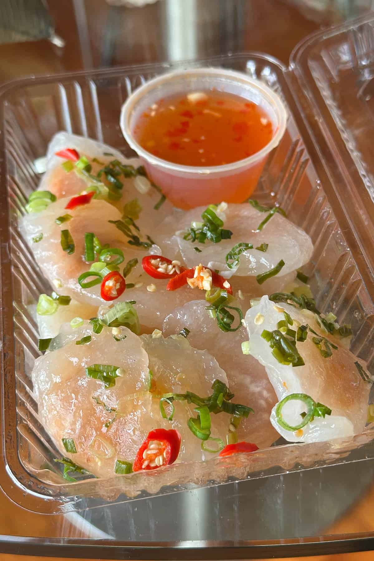 Banh Bot Loc from New Cholon in Honolulu Chinatown.