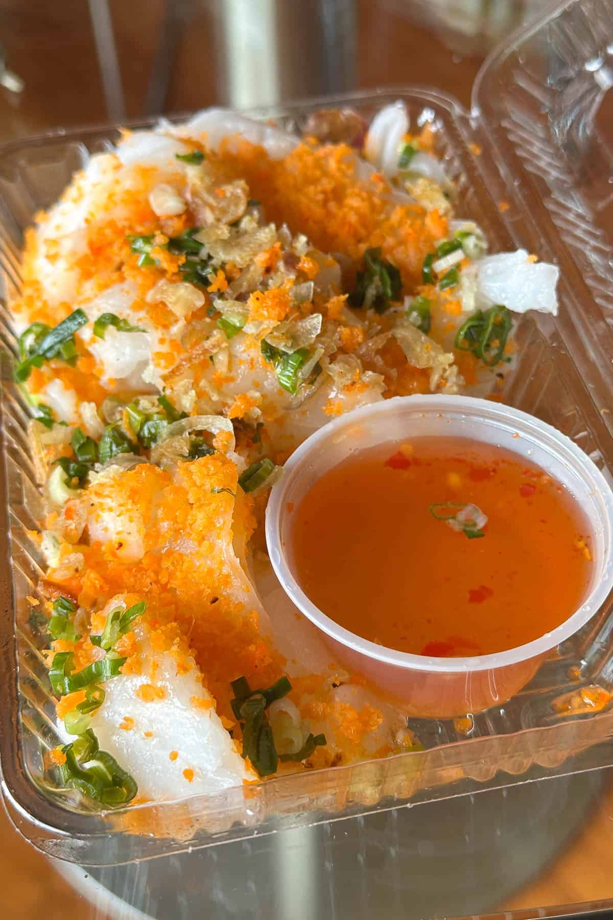 Banh Uot Tom Kho from New Cholon in Honolulu Chinatown.