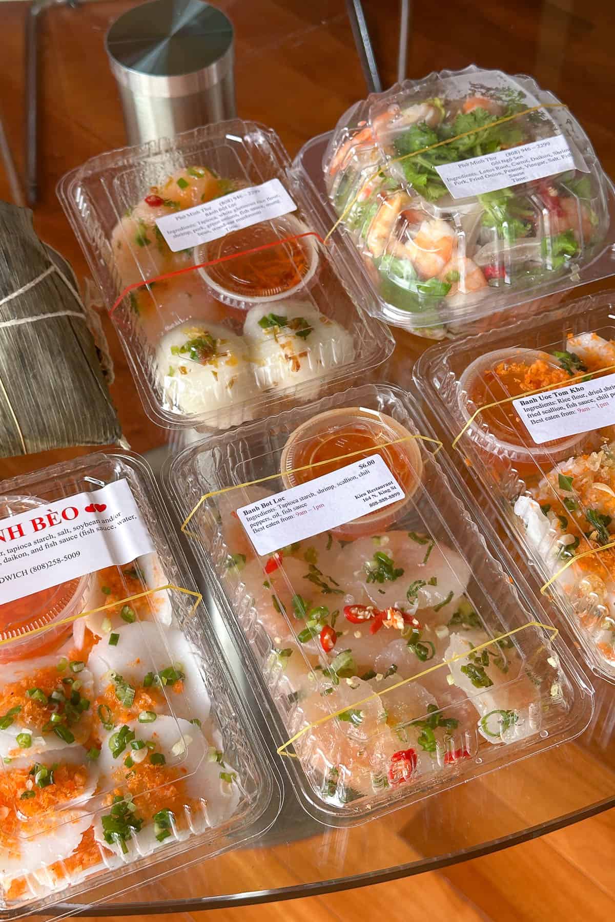Vietnamese savories from New Cholon in Honolulu Chinatown.