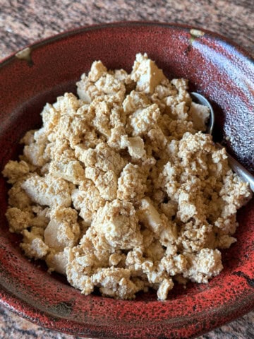 Cold Tofu with Sesame Oil and Soy Sauce.
