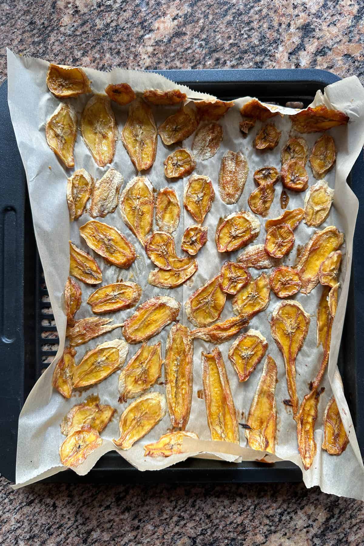 Making Dehydrated Bananas.