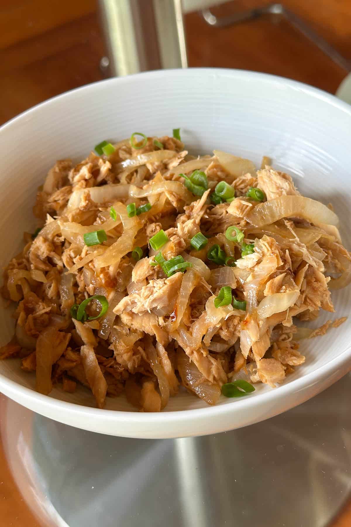 Tuna and Onion Stir-Fry.