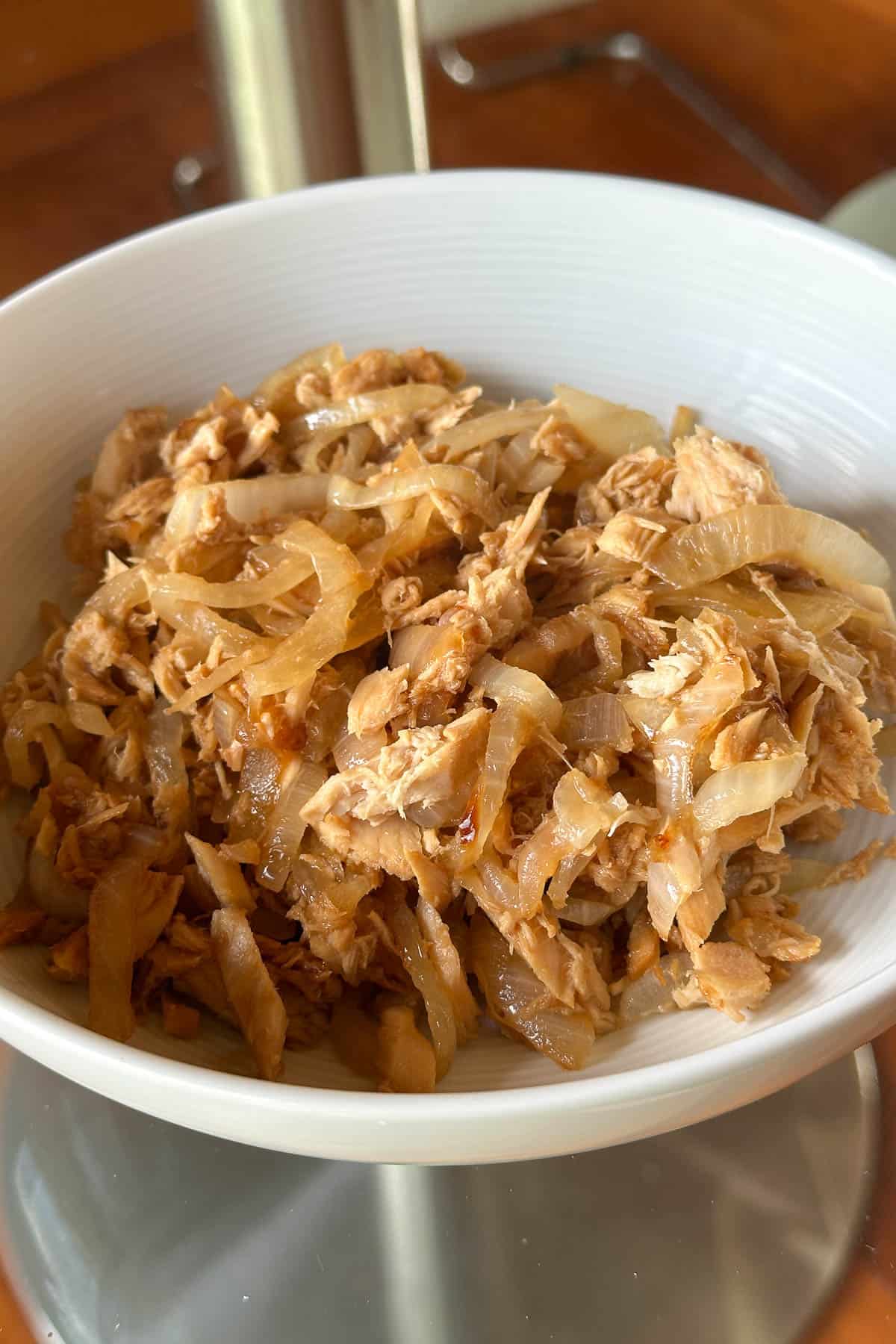 Tuna and Onion Stir-Fry.