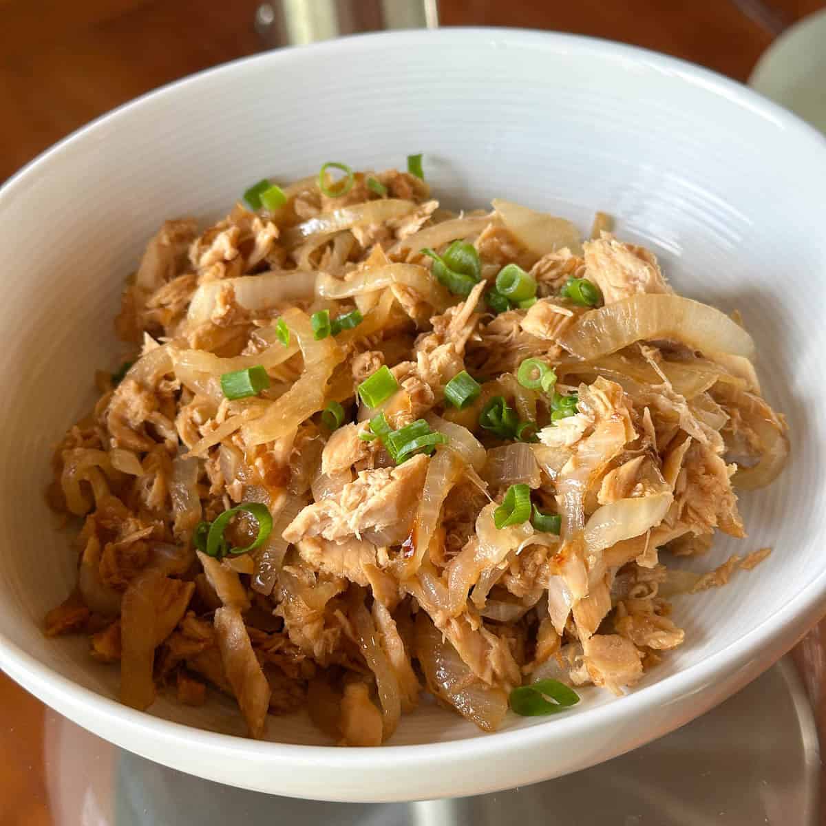 Tuna and Onion Stir-Fry.