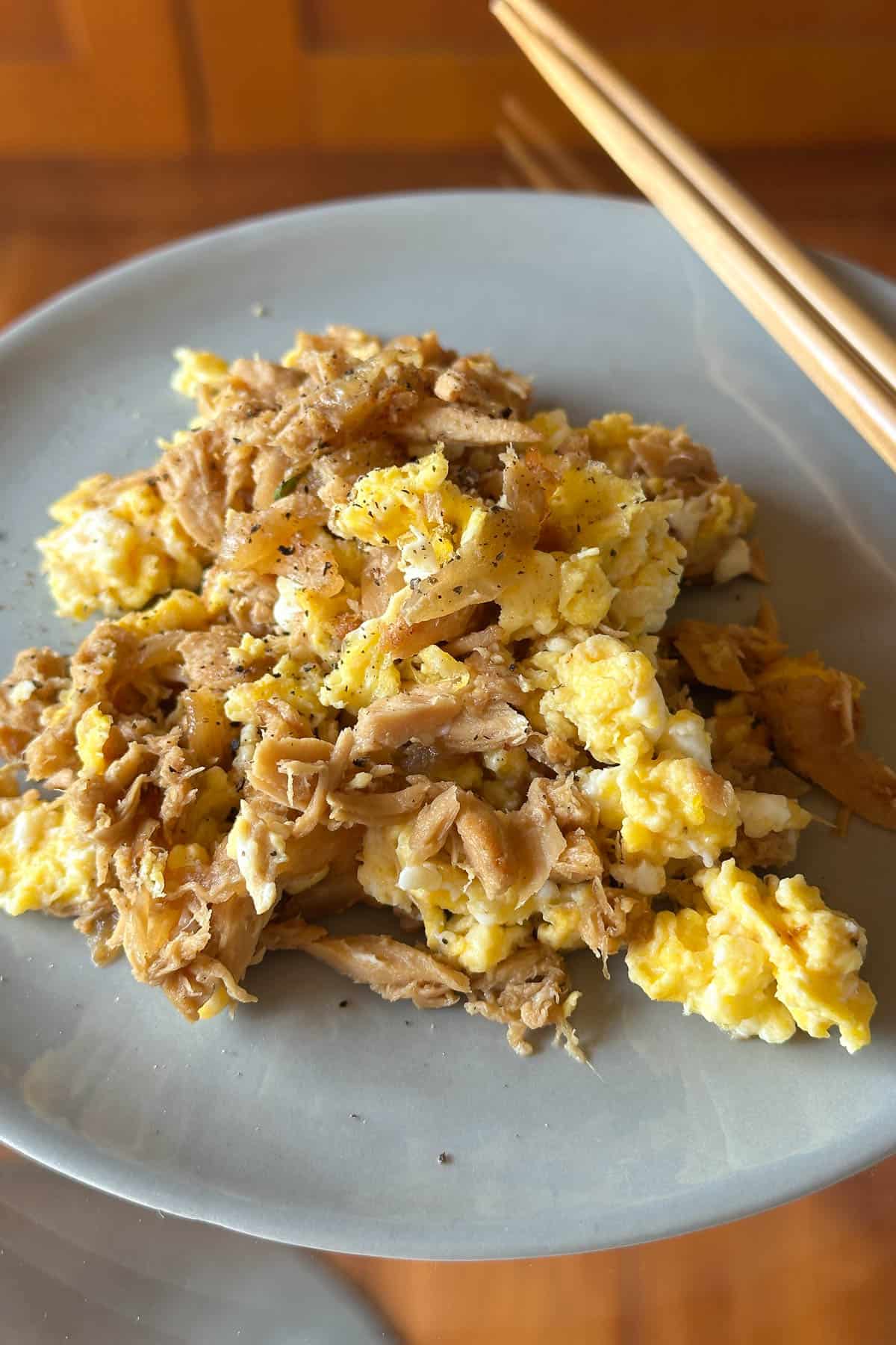 Tuna and Onions with Egg.