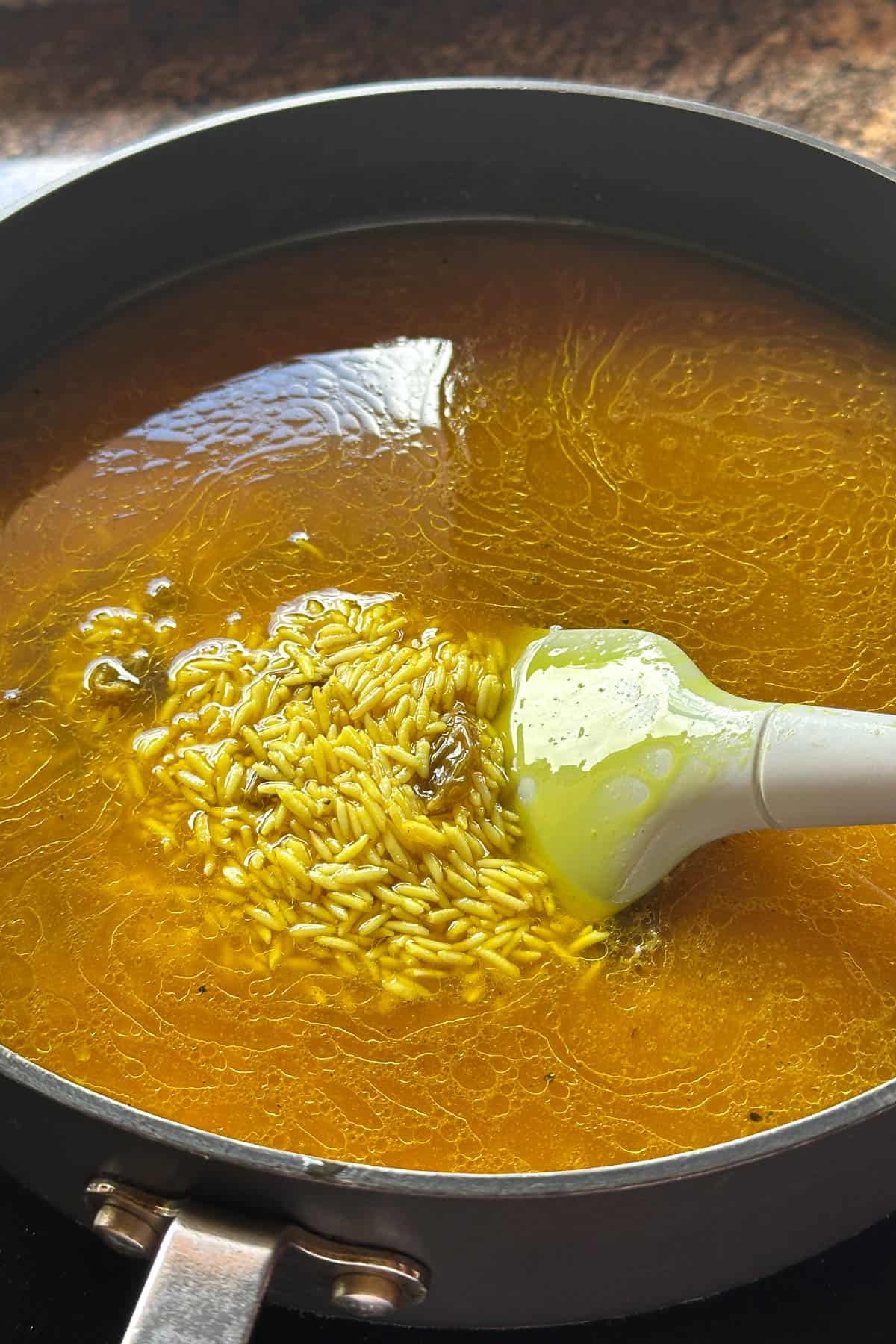 Making Curried Rice (aka Curry Pilaf).