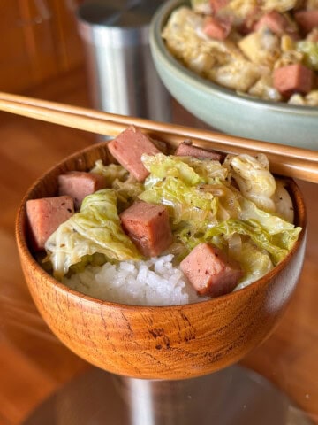Spam and Cabbage.