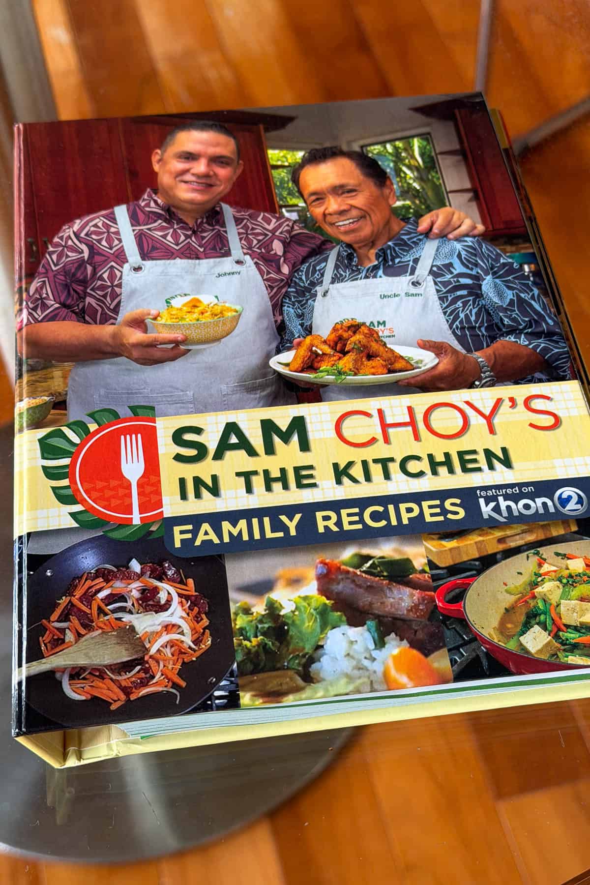 Sam Choy's In The Kitchen cookbook.