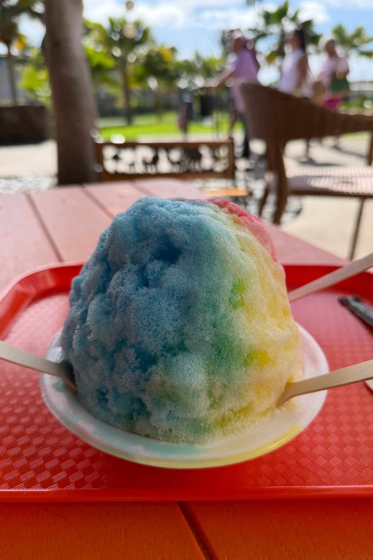Tutu's Place shave ice.