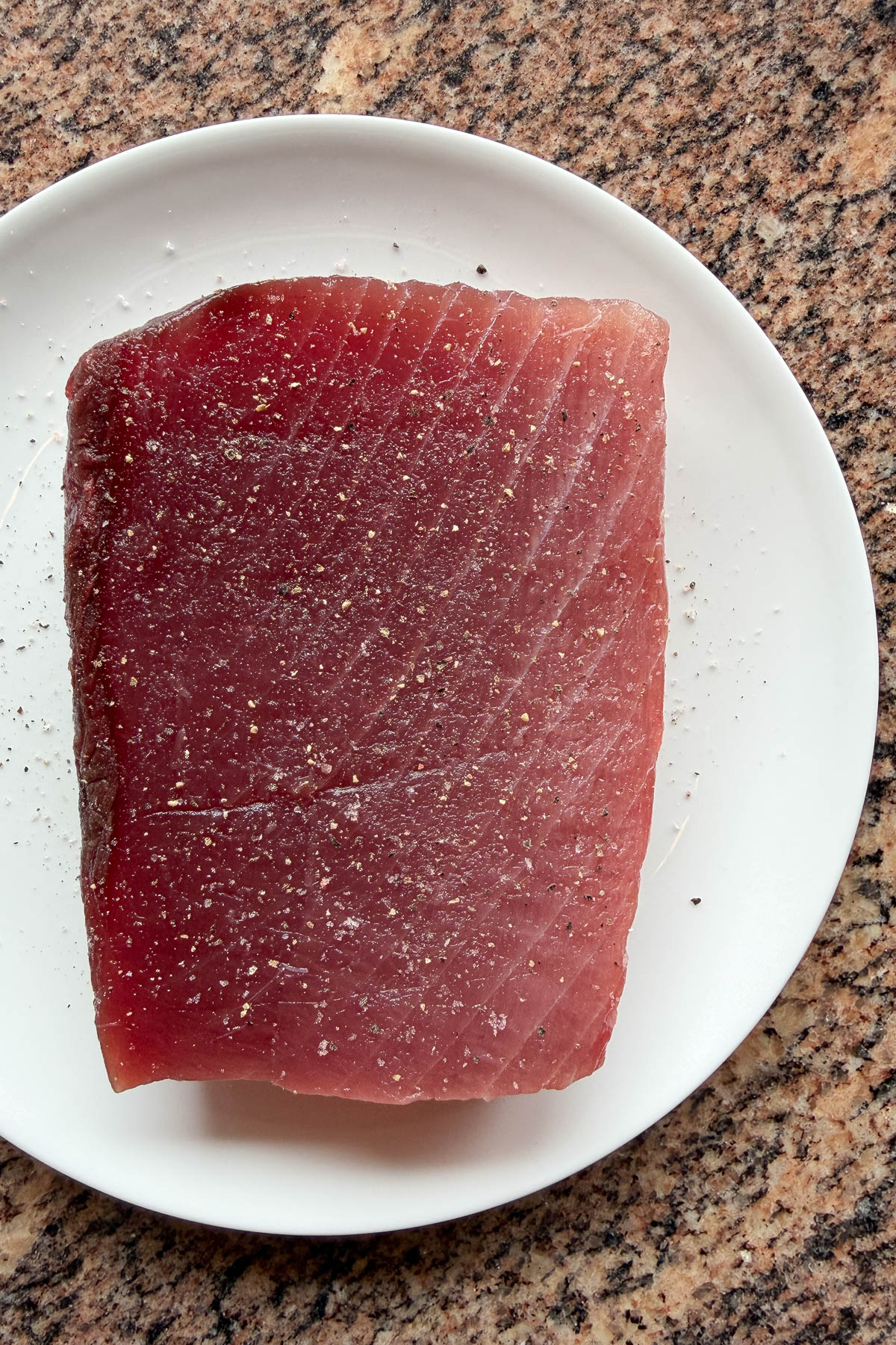 Ahi tuna for Ahi Katsu.