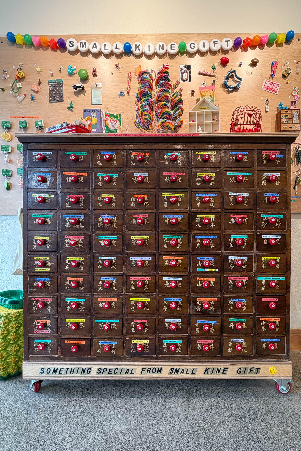 Drawers at Small Kine Gift.