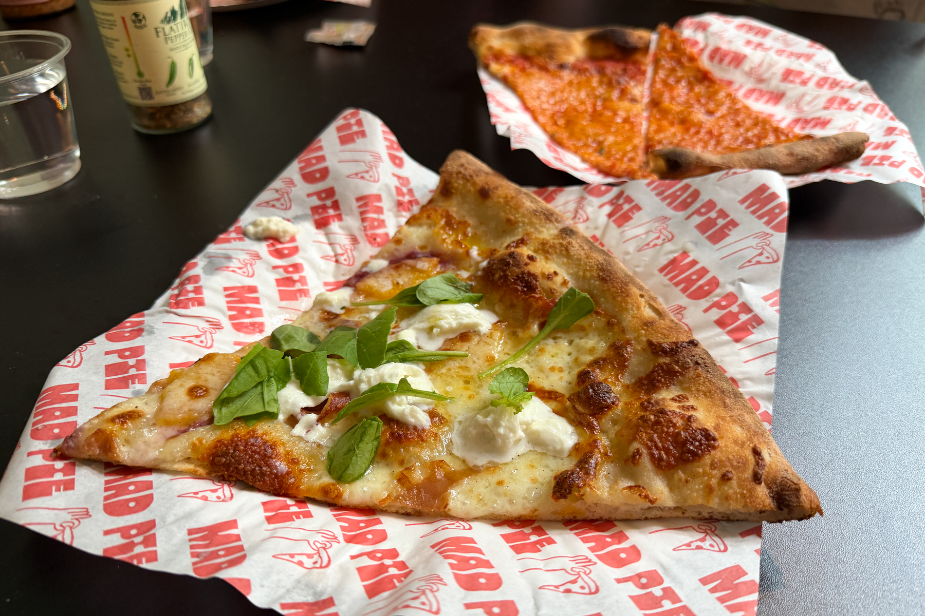 Mad Pie, burrata pizza.