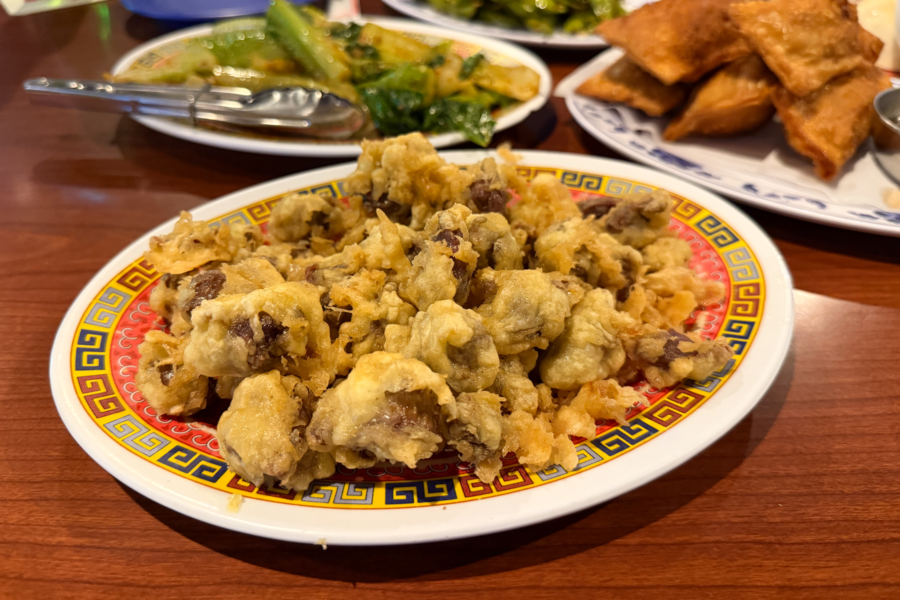 8 Fat Fat 8 fried gizzards.
