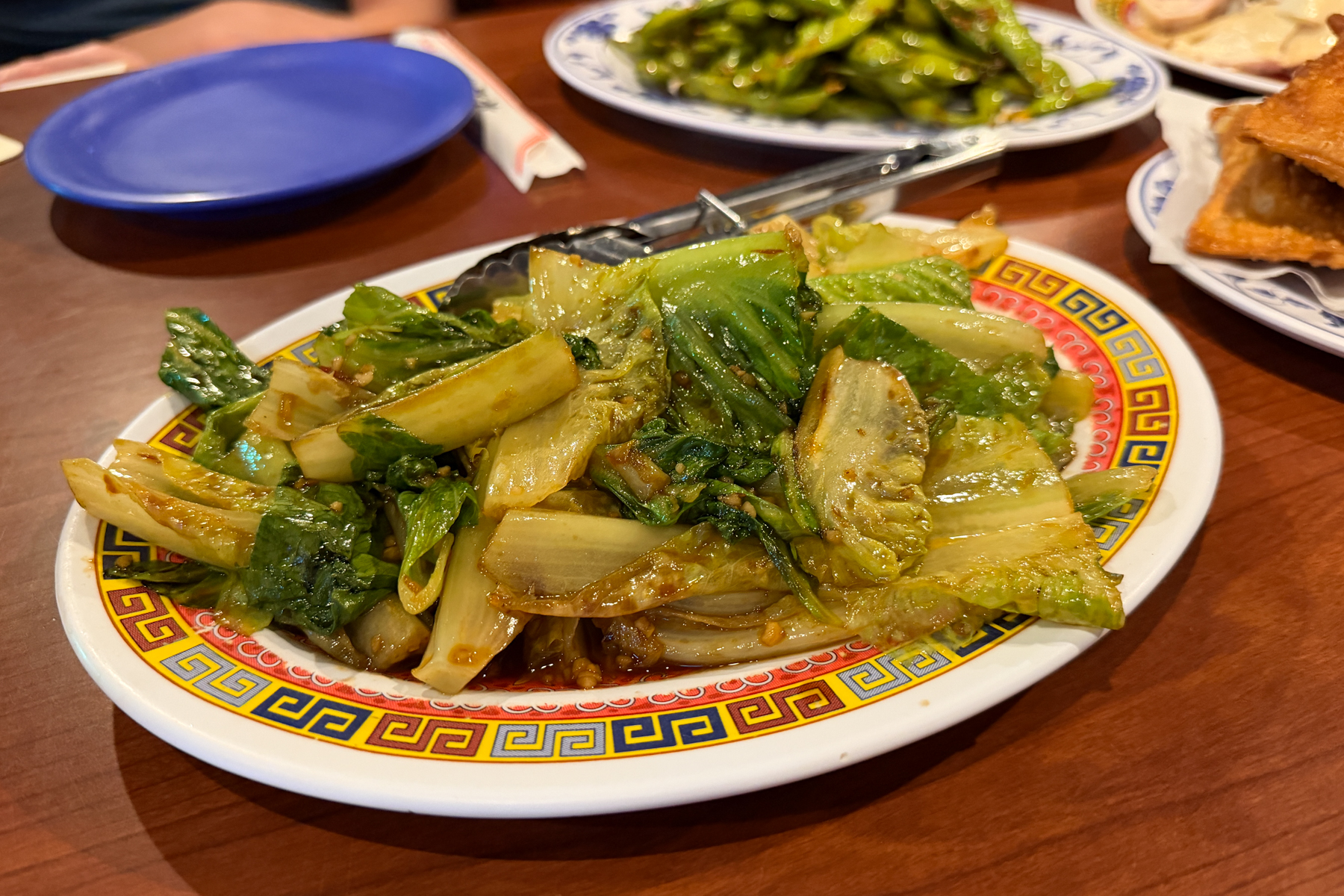 8 Fat Fat 8 stir fried lettuce.