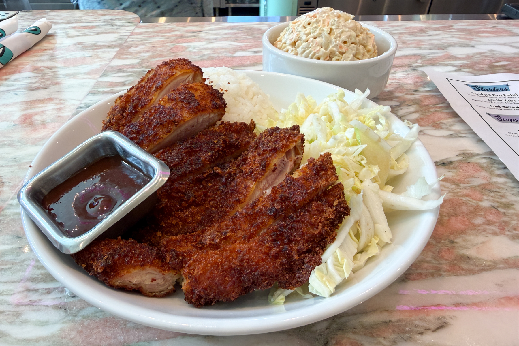 Chicken Katsu at Lanai Bowl.