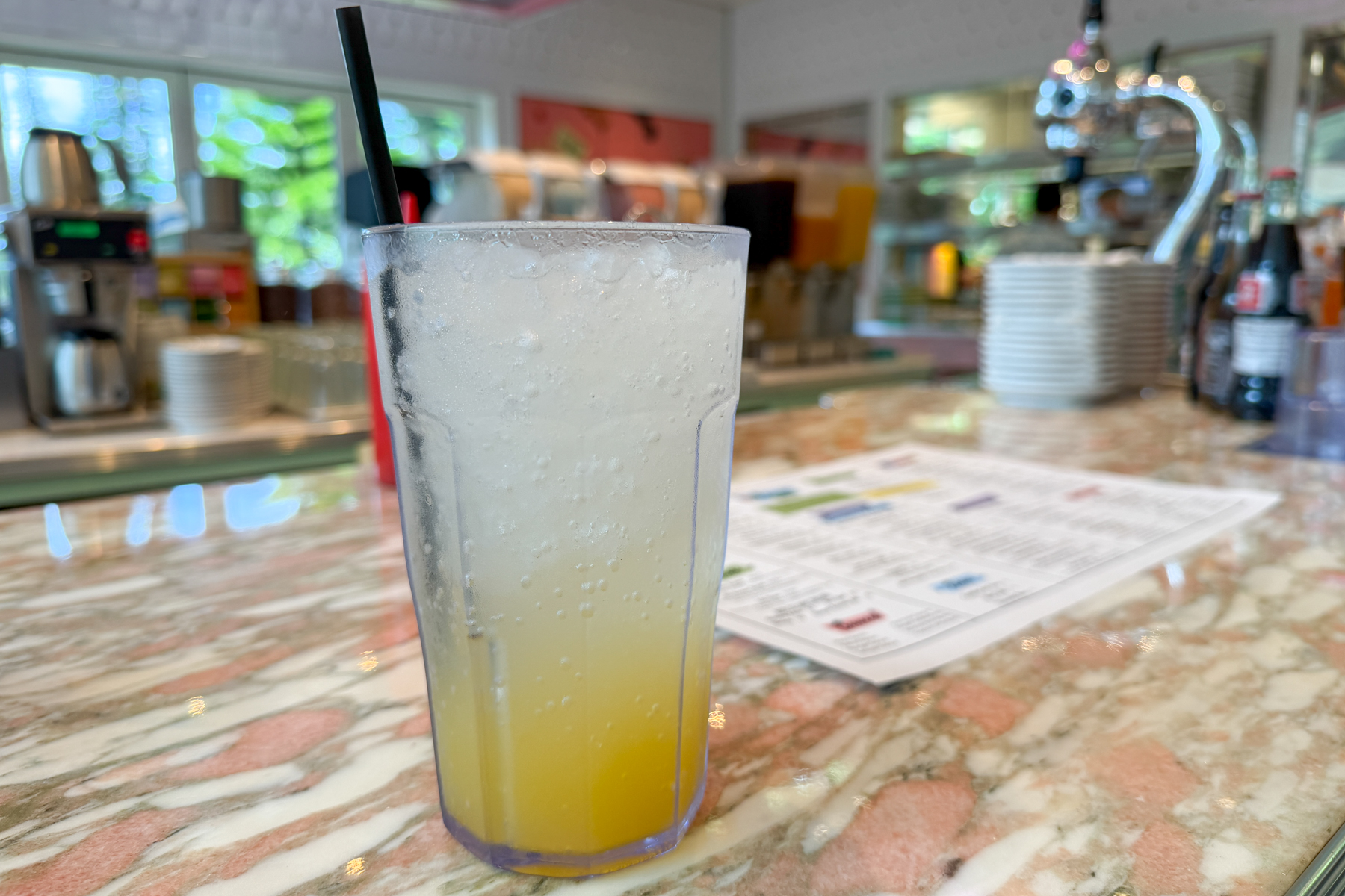 Lilkoi soda at Lanai Bowl.