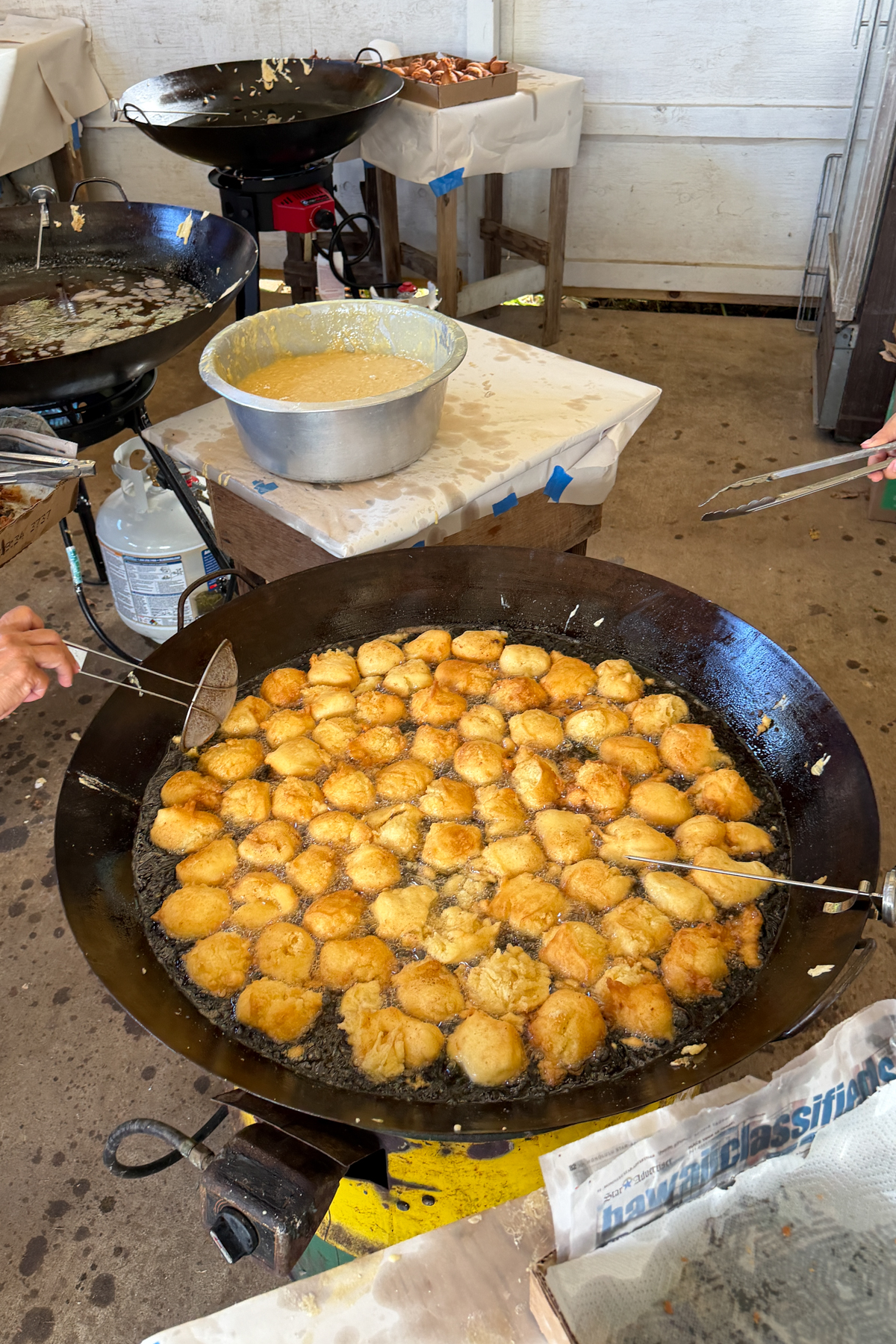 Tenrikyo Bazaar andagi making.